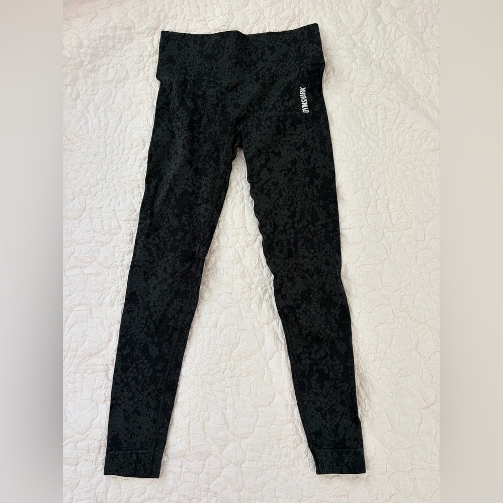 Gymshark Black Patterned Leggings